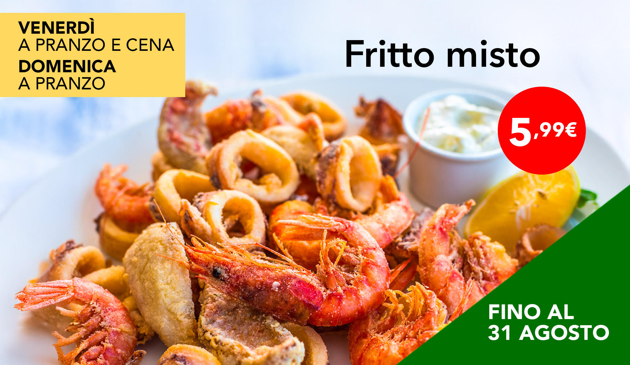 Banner frittura mista
