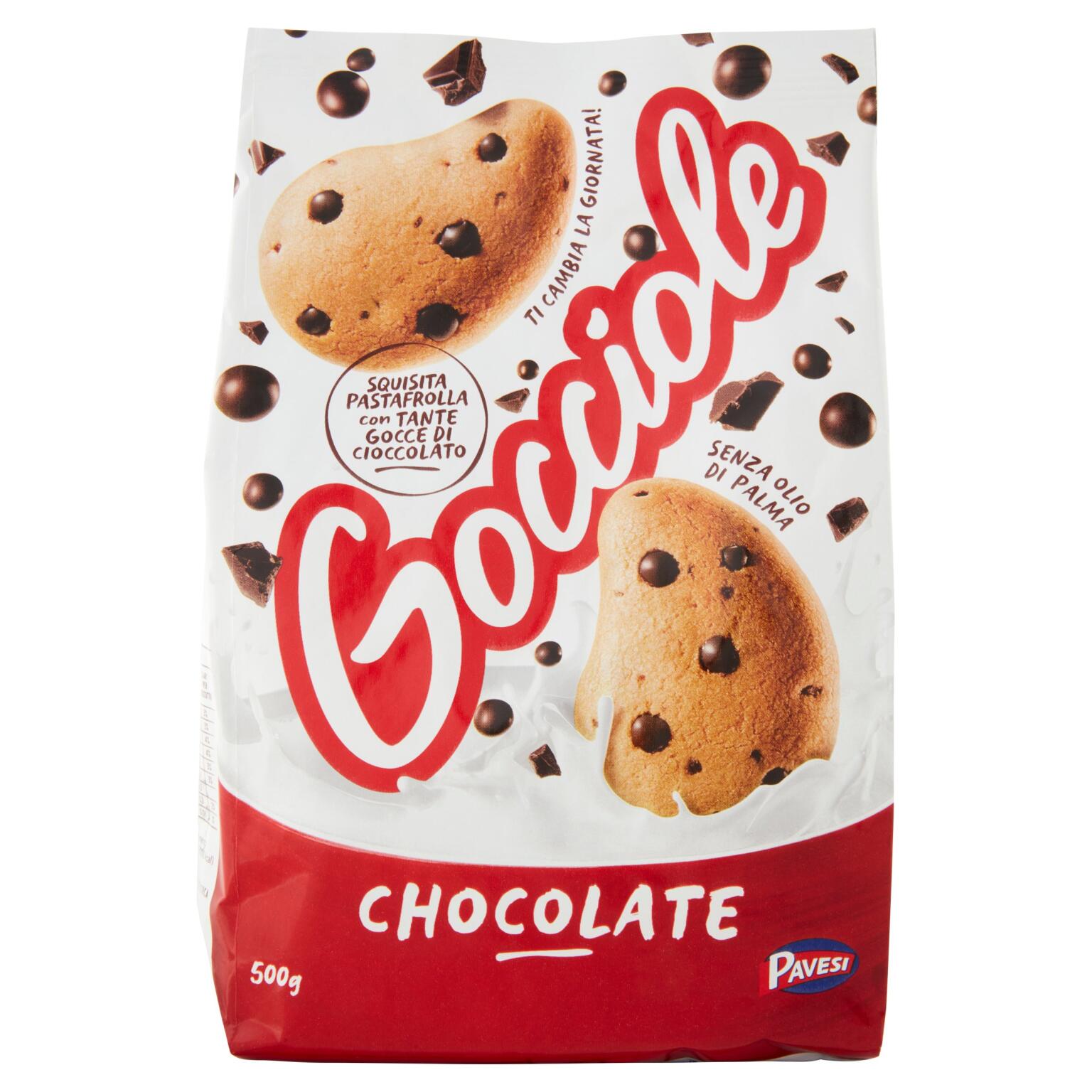 Biscotti Gocciole cioccolato 500g Pavesi