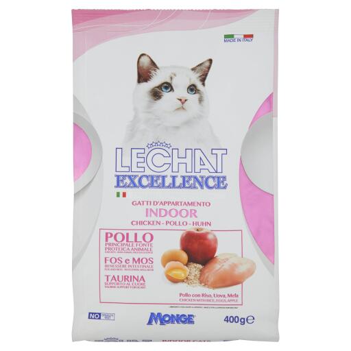 Croccantini Lechat excellence per gatto indoor 400g Monge