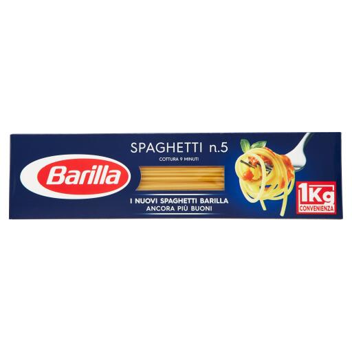 Spaghetti pasta di semola di grano duro 1Kg n°5 Barilla