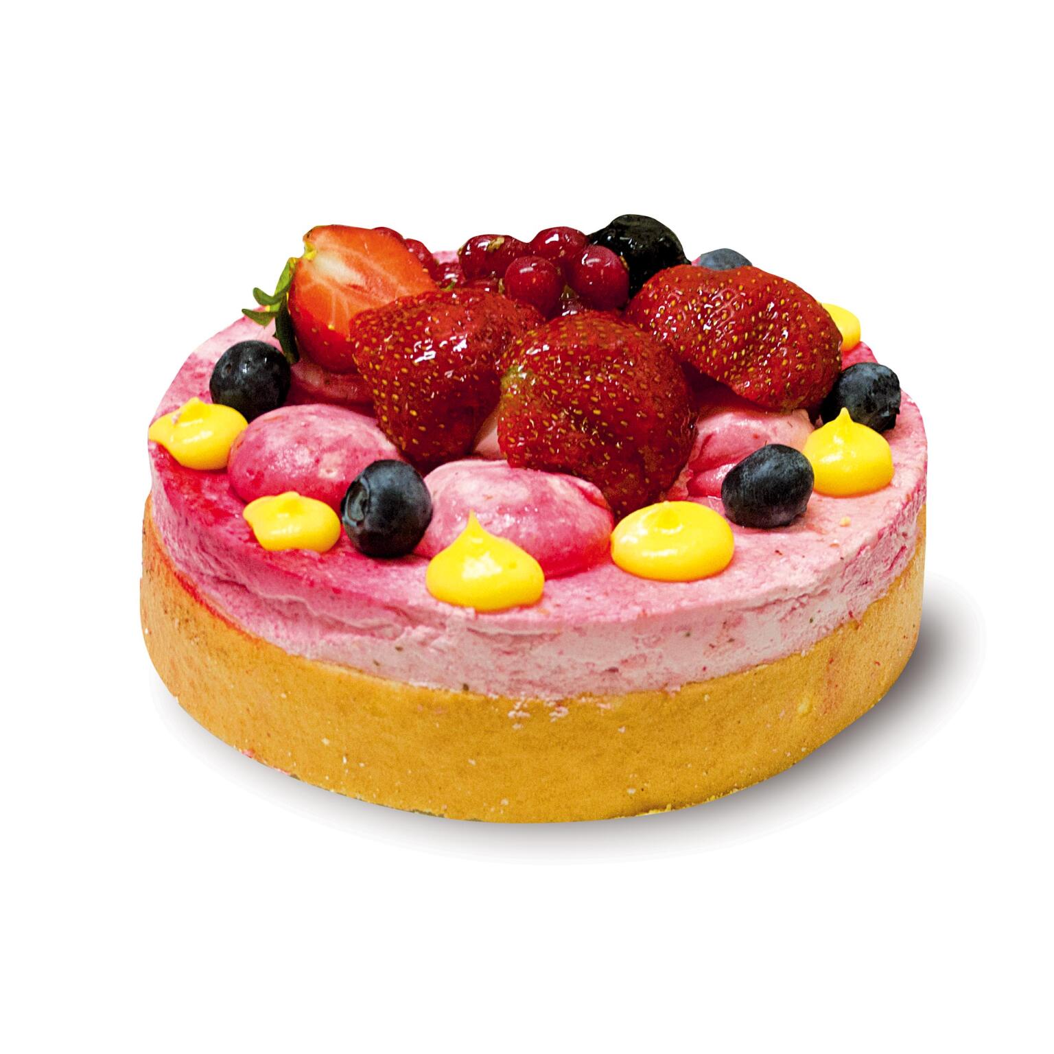 Torta bavarese alla fragola