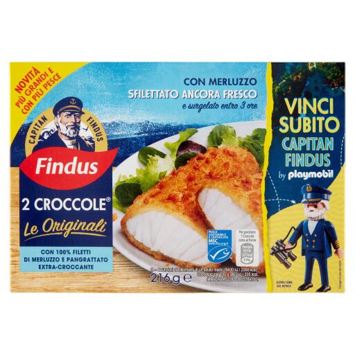 Croccole 2pezzi 216g Findus