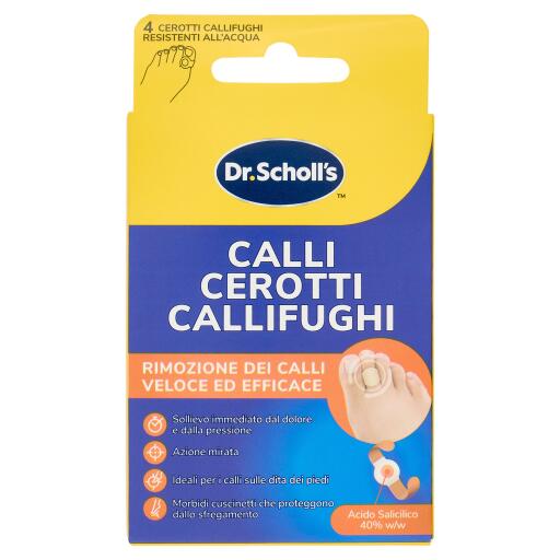 Cerotti Callifughi con acido salicilico idrorepellenti 4pz Scholl