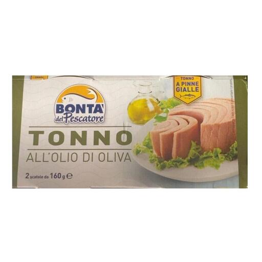 Tonno in olio di oliva 2x160g Bontà del pescatore