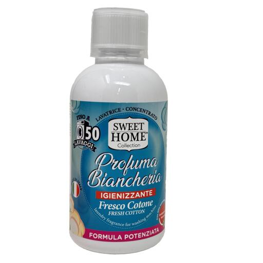 Profuma Biancheria 250ml 50lav.Fresco Cotone SweetHome