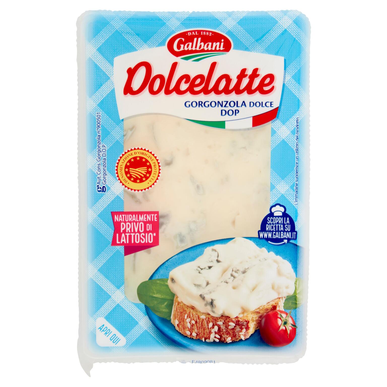 Gorgonzola dolcelatte 150g Galbani senza lattosio