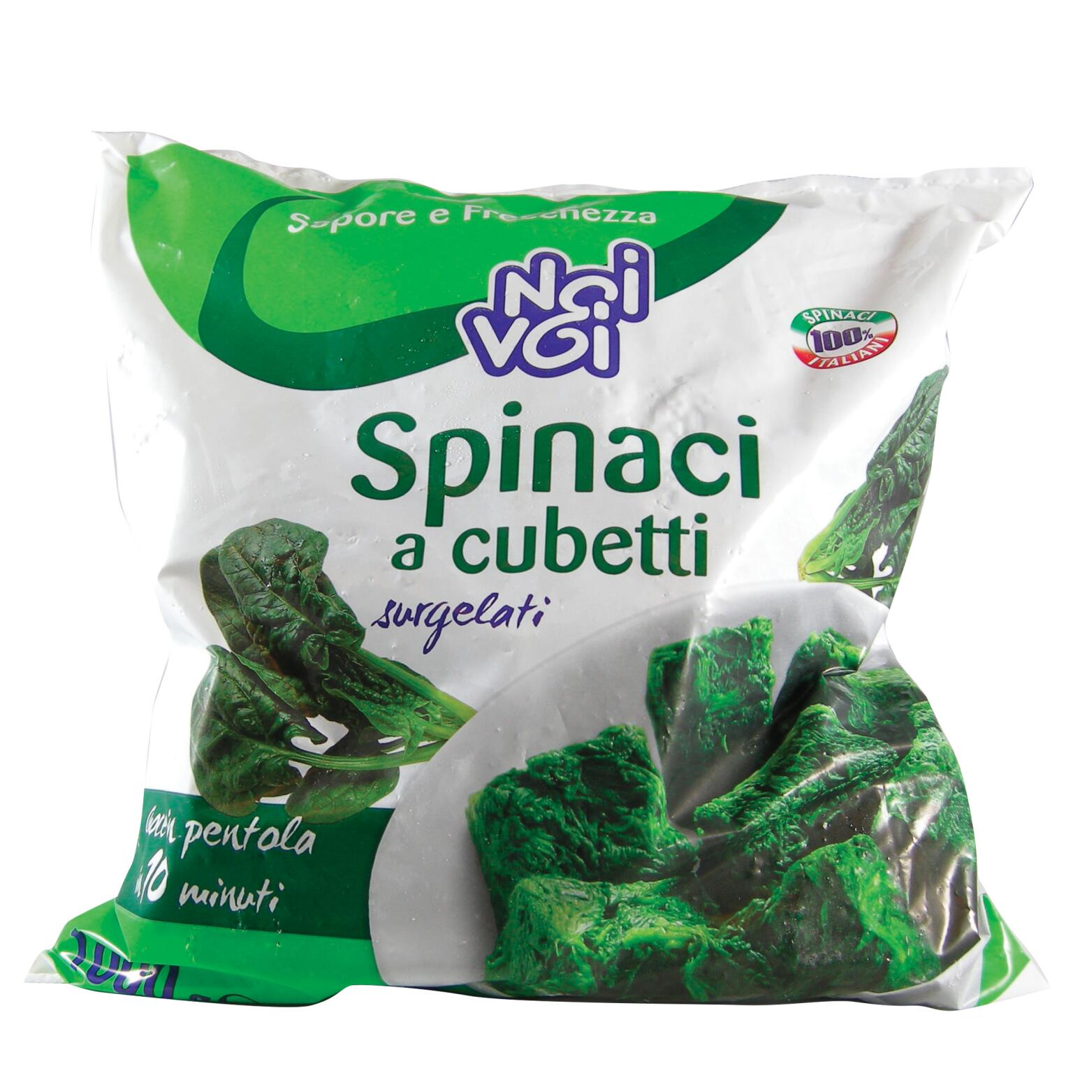 Spinaci a cubetti Noi&Voi 1Kg