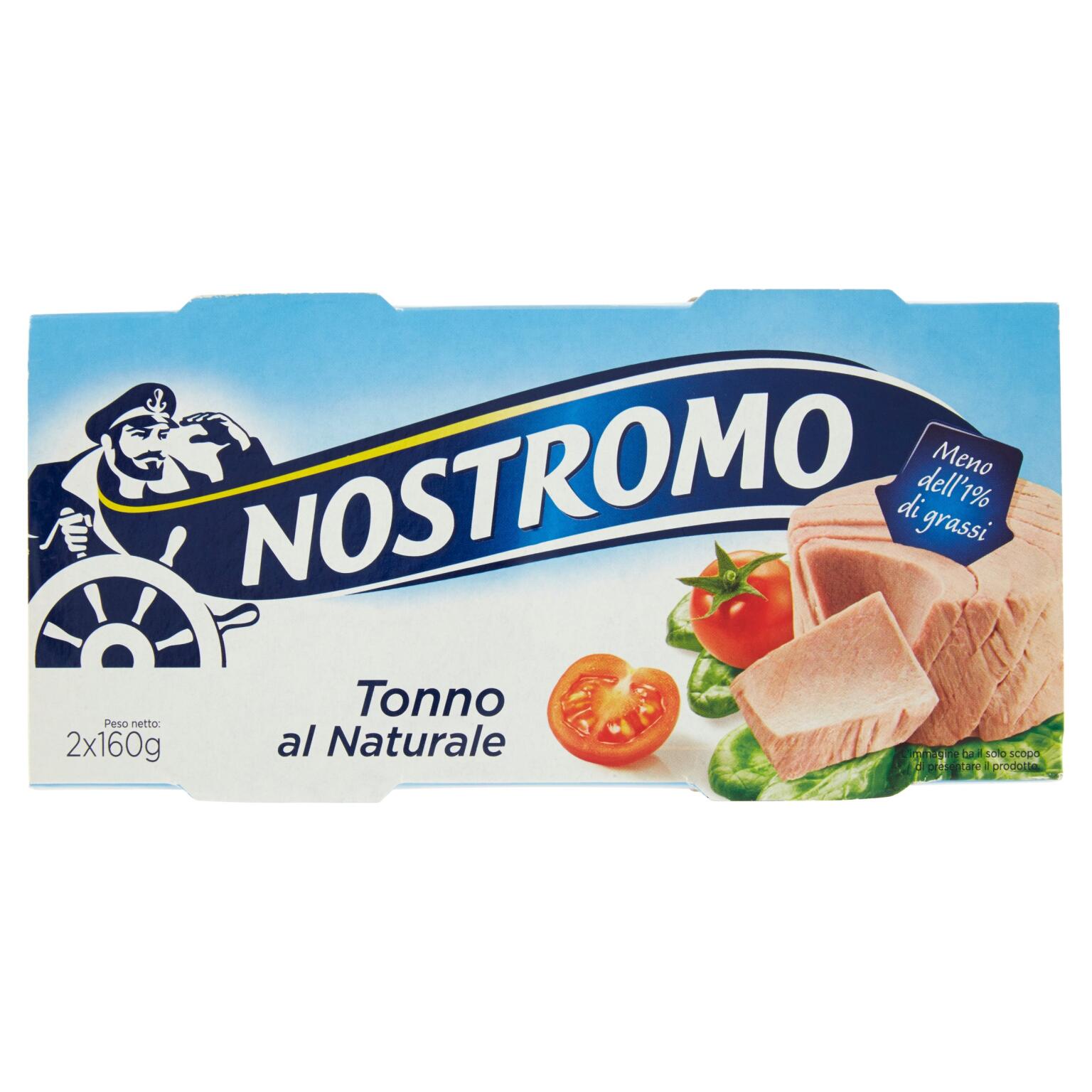Tonno Naturale 160gx2 Nostromo