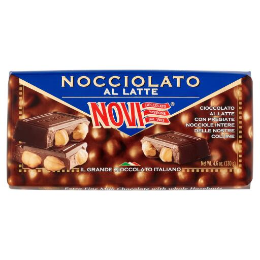 Nocciolato 130g latte Novi