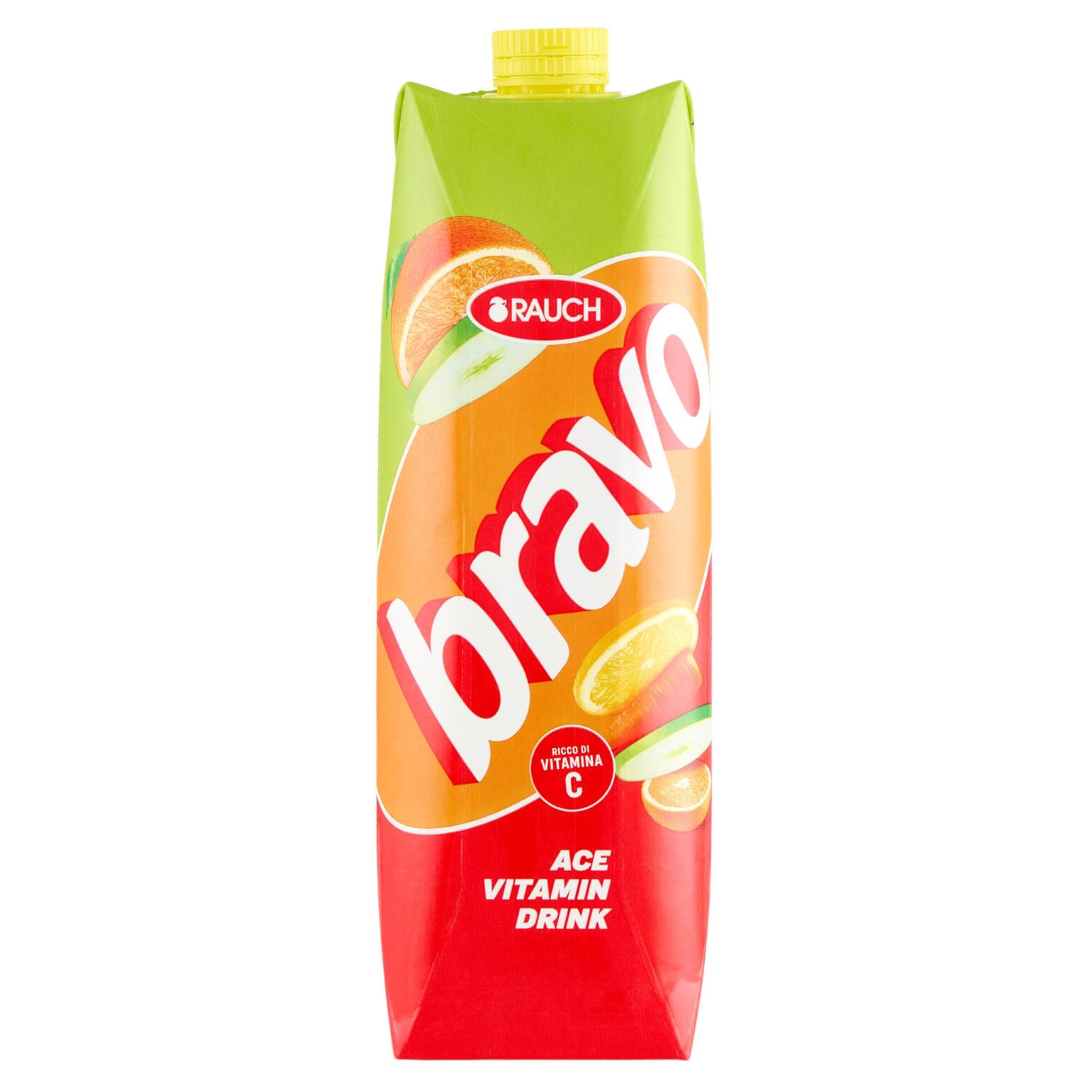 Succo Vitamin Drink Ace in Brick Bravo 1lt Rauch
