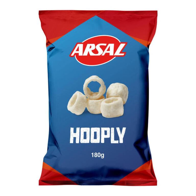 Snack di Patata al gusto Natural Hooply 180g Arsal