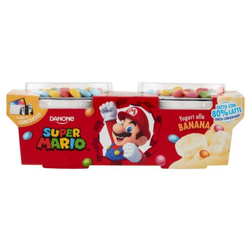 Yogoloso Super Mario gusto Banana 2x110g Danone