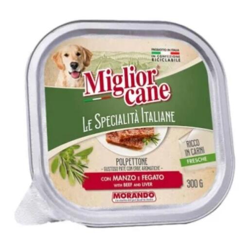 Migliorcane Patè Manzo/Fegato 300g Specialità Italiane