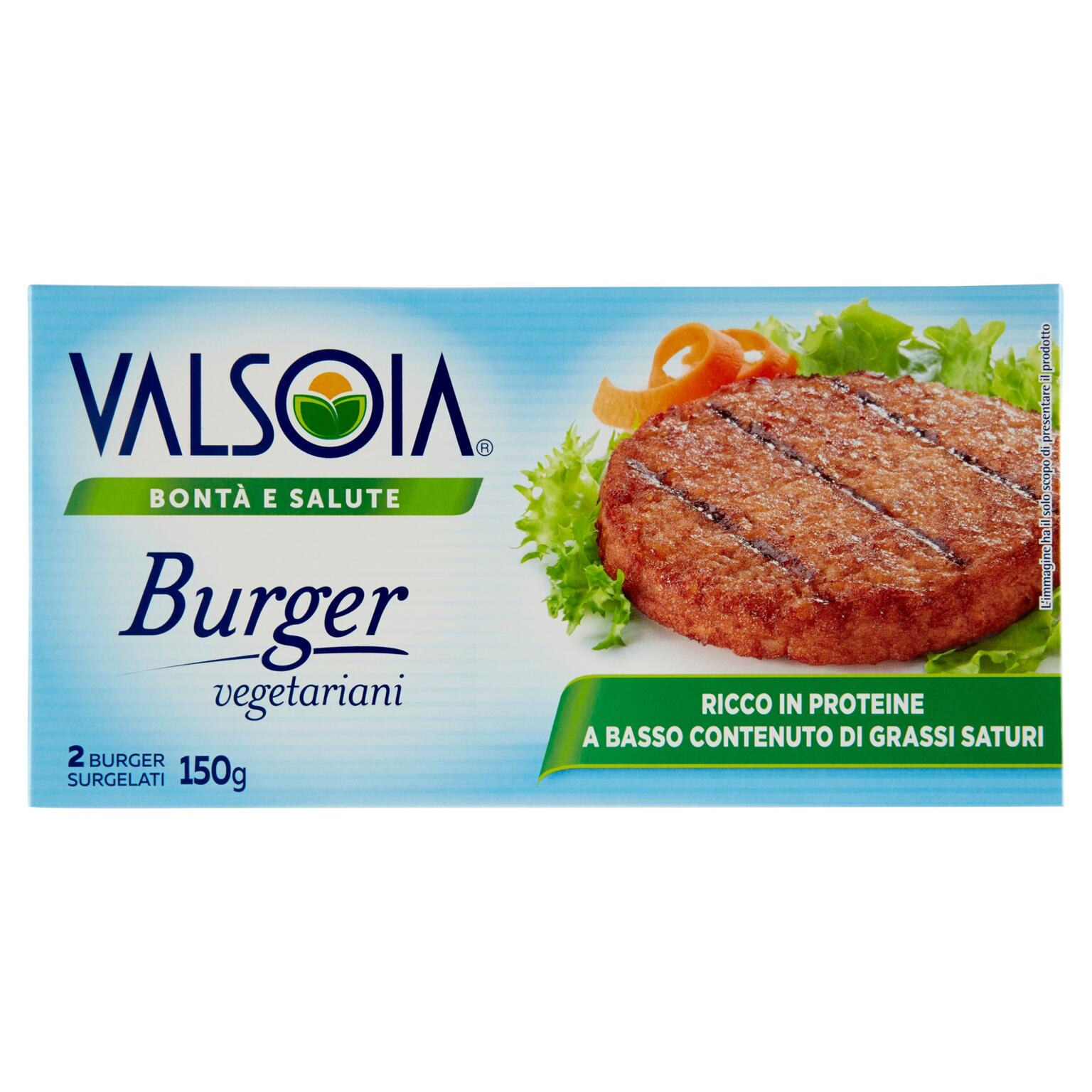 Burger vegetale 2 pezzi 150g Valsoia