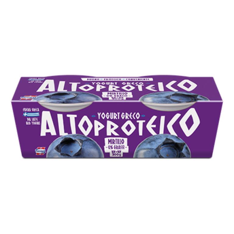 Yogurt Greco altoproteico Mirtillo 0% 2x150g Neogal