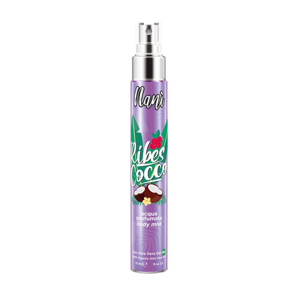 Acqua profumata 75ml ribes & cocco Nanì