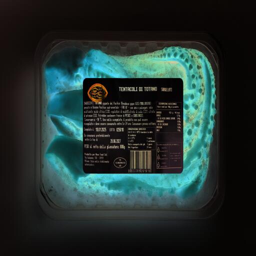 Tentacoli di Totano Gigante del Pacifico 800g vaschetta Oggi Pesce