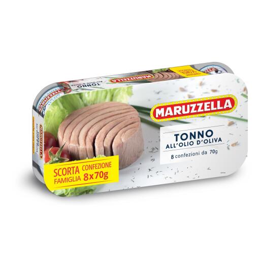 Tonno in olio di oliva 70gx8 Maruzzella