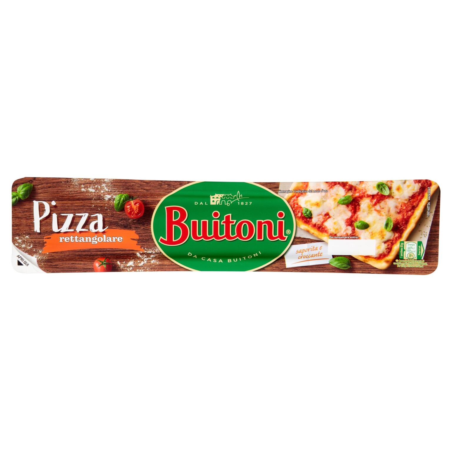 Base per Pizza rettangolare 385g Buitoni