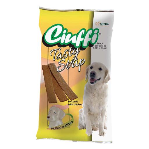Snach di pollo Tasty Strip Ciuffi 200g Gheda