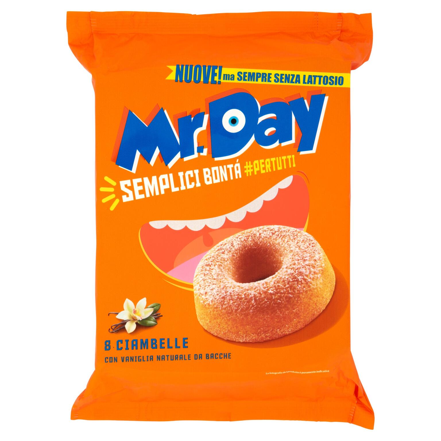 Ciambella 8 pezzi, 320g Mr Day