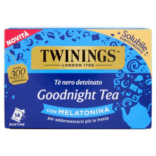 Tè Nero Deteinato Goodnight 14ff con Melatonina 56g Twinings