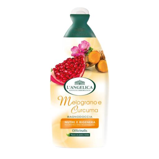Bagnoschiuma melograno/curcuma 500ml L'Angelica