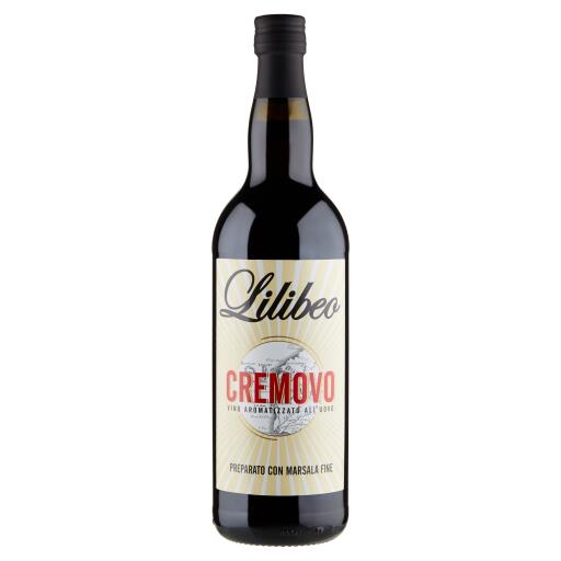 Cremovo vino aromatizzato all'uovo preparato con Marsala fine 1L Lilibeo
