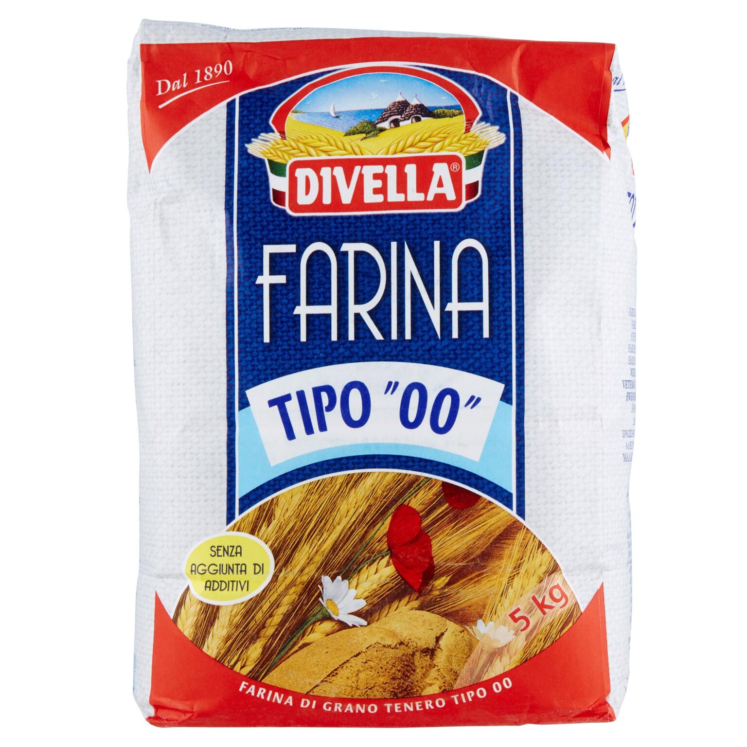 Farina tipo "00" 5 kg Divella