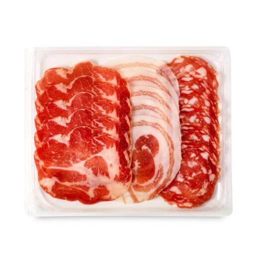 Antipasto tre salumi piacentini DOP 120g San Carlo