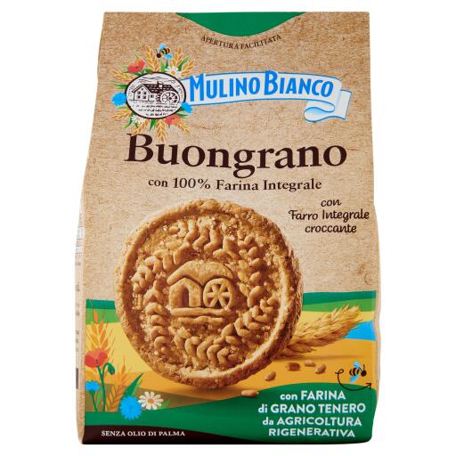 Biscotti Buongrano 100% farina integrale 350g Mulino Bianco
