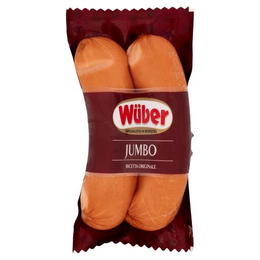 Wurstel jumbo 2 pezzi 300g Wuber