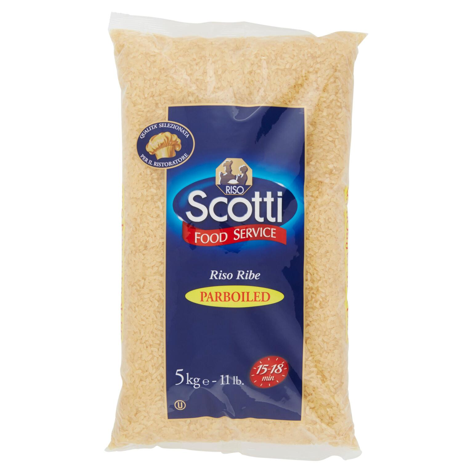 Riso parboiled non scuoce 5Kg Scotti