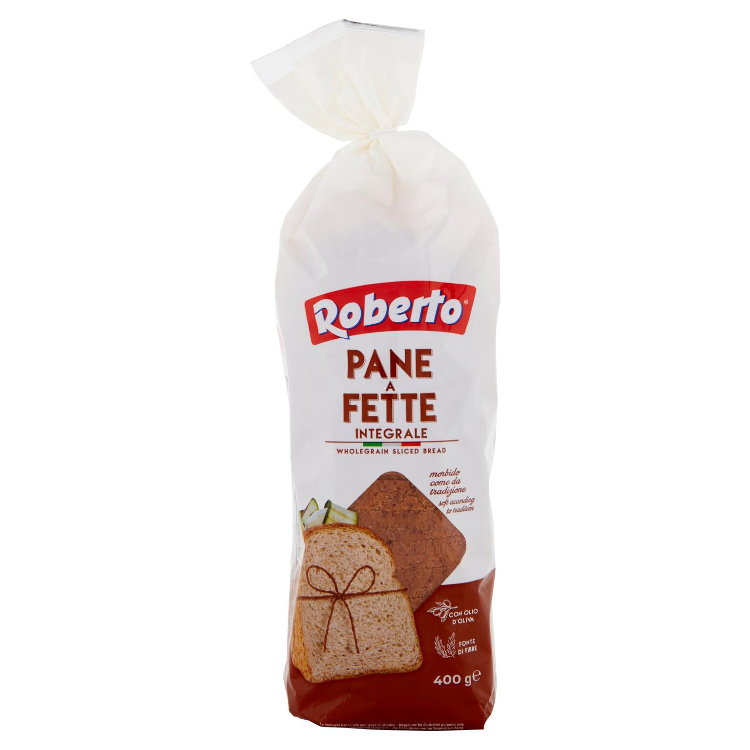 Pane integrale con olio d'oliva 400g Roberto