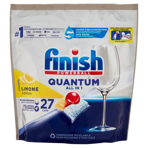 Finish Quantum Tabs Lemon 27t