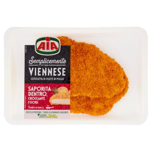 Viennese sottili cotolette di filetti di pollo 300g Aia