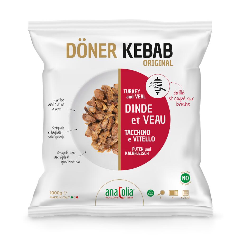Kebab di tacchino e vitello 1Kg Doner Anatolia