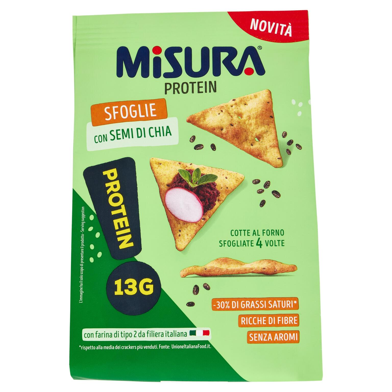 Sfoglie Protein Semi 170g Misura