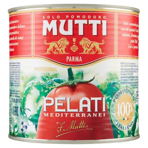 Pelati in latta 2,5kg Mutti