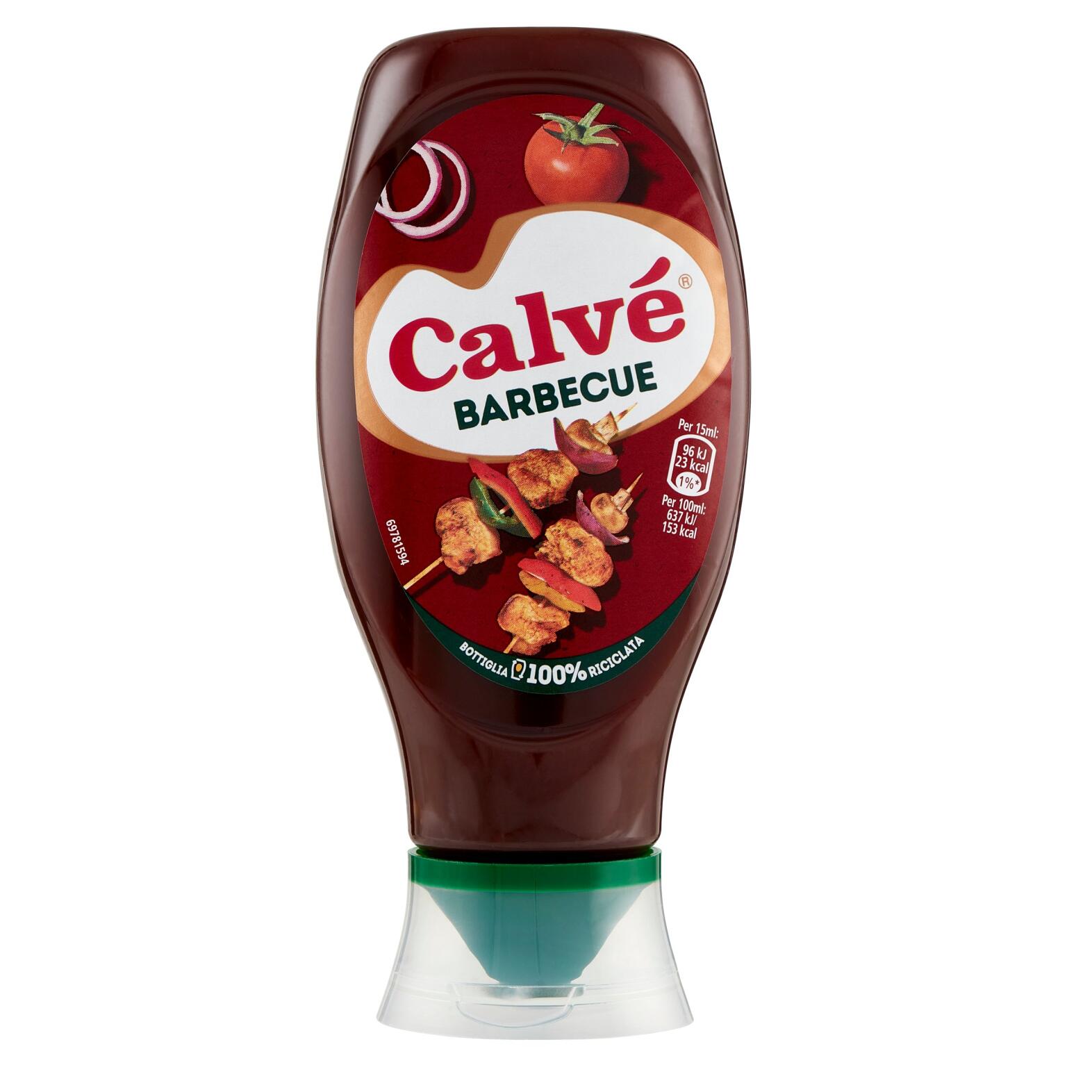 Salsa barbecue Calvè 430ml Top Down