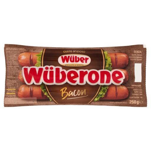 Wuberone bacon 3 pezzi 250g Wuber