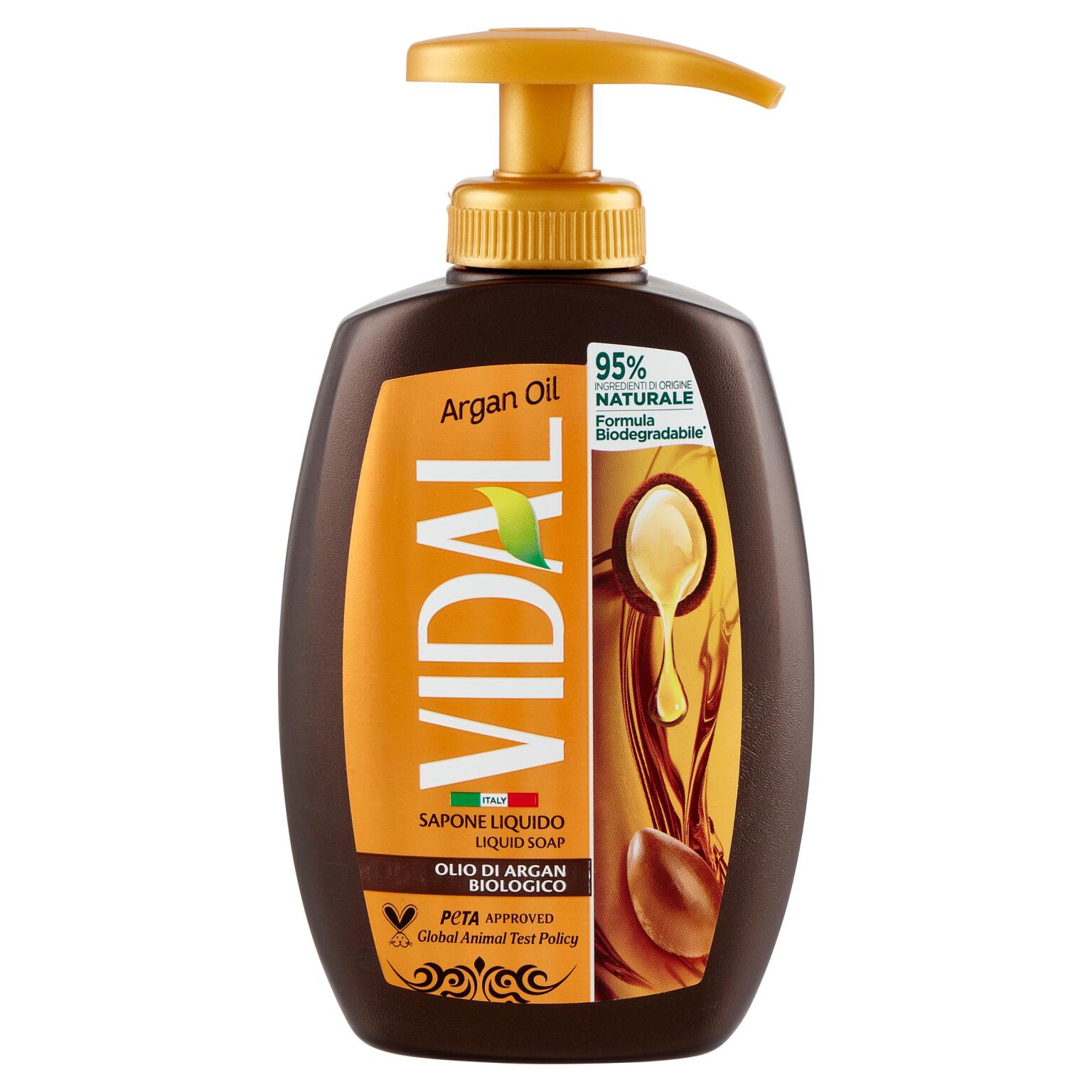 Sapone Liquido 300ml Argan Oil Vidal