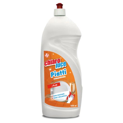 Detersivo Piatti Concentrato Aceto 1lt Chiaro Luce