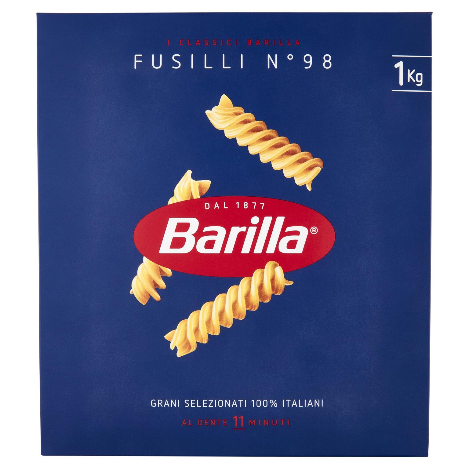 Fusilli Pasta di semola di grano duro 1Kg n.98 Barilla