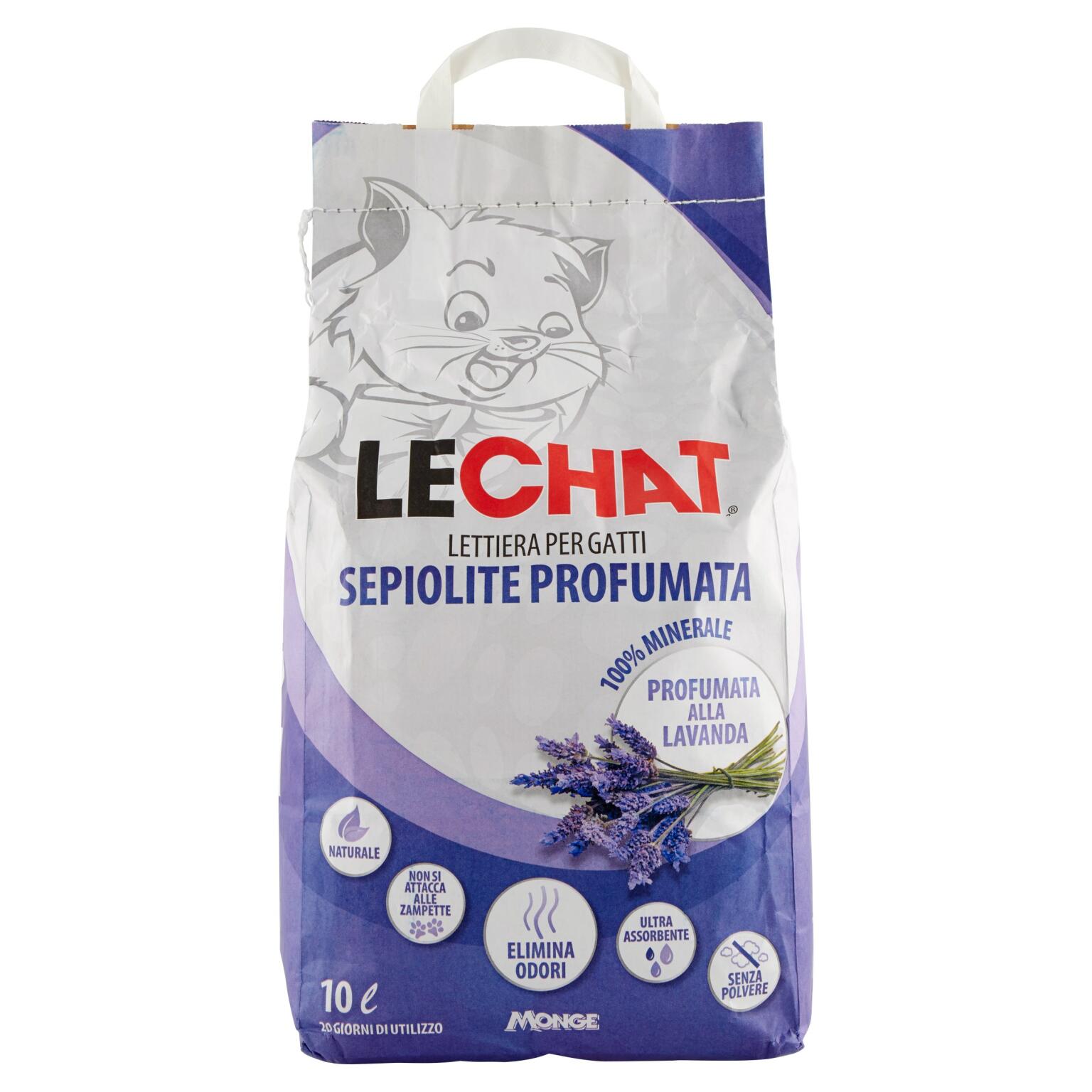 Lettiera per gatti profumata 10L Lechat