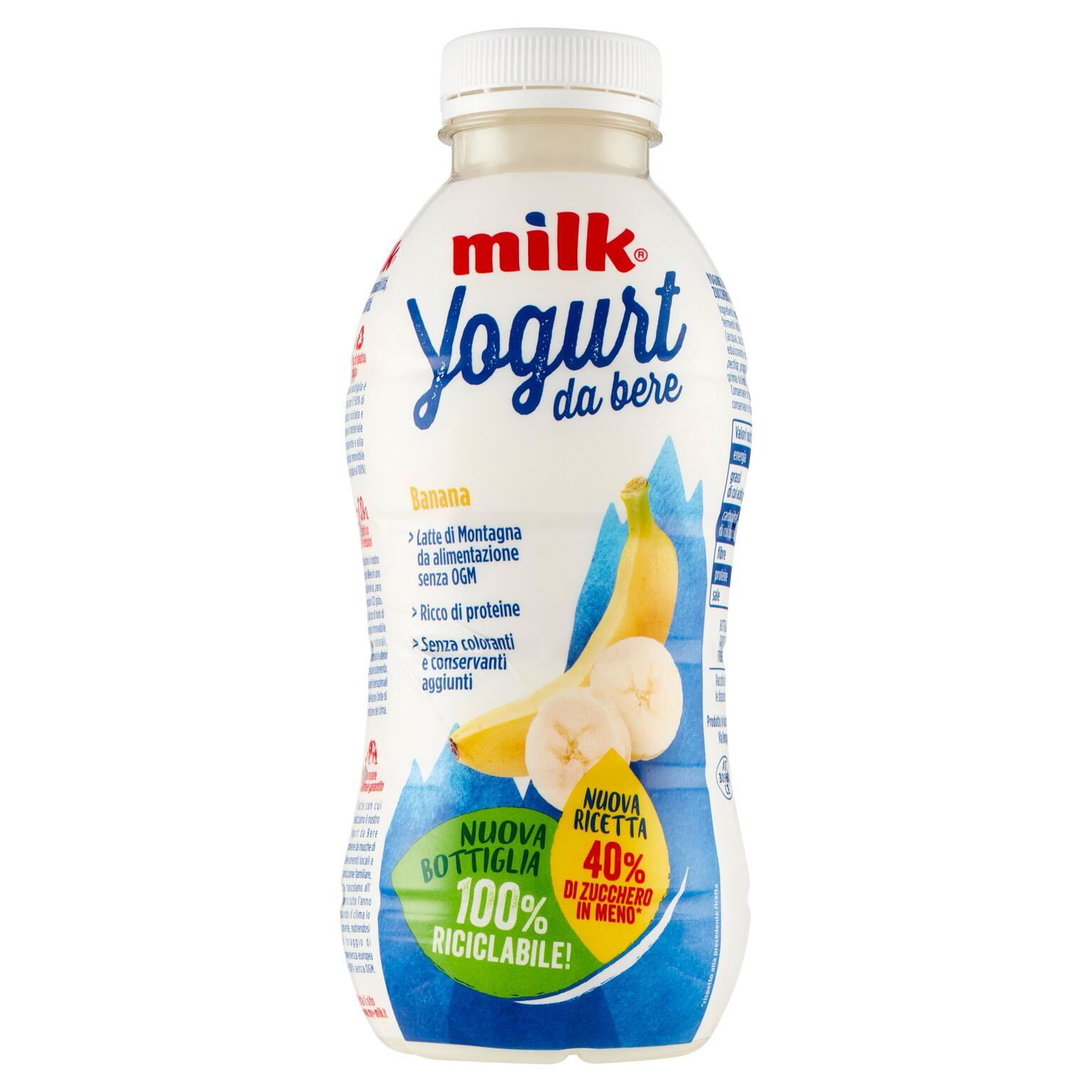 Yogurt da bere Banana 500g  Milk