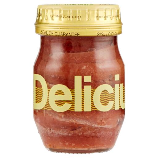 Filetti di alici tese all'olio di oliva 90g Delicius