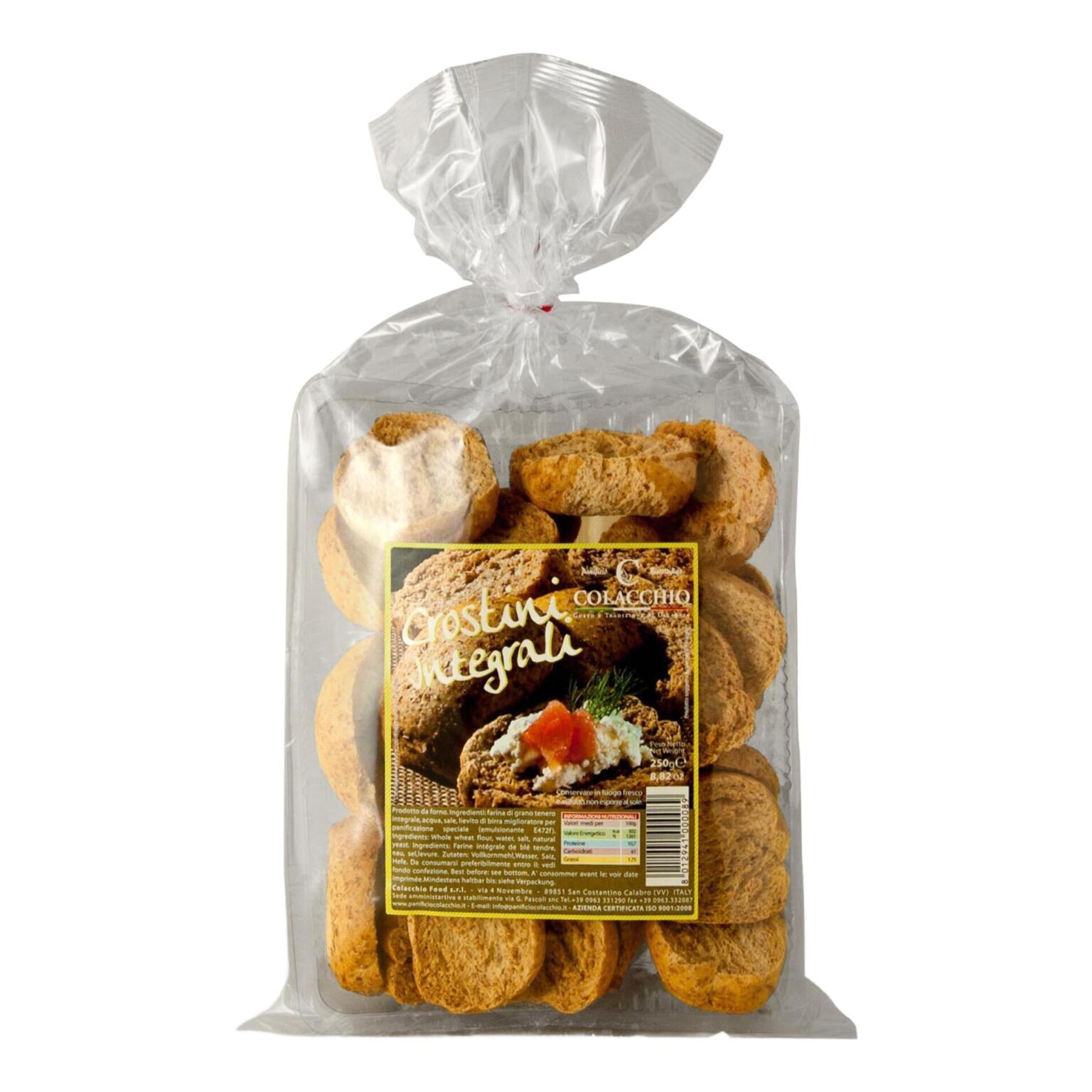 Crostini integrali 250g Colacchio