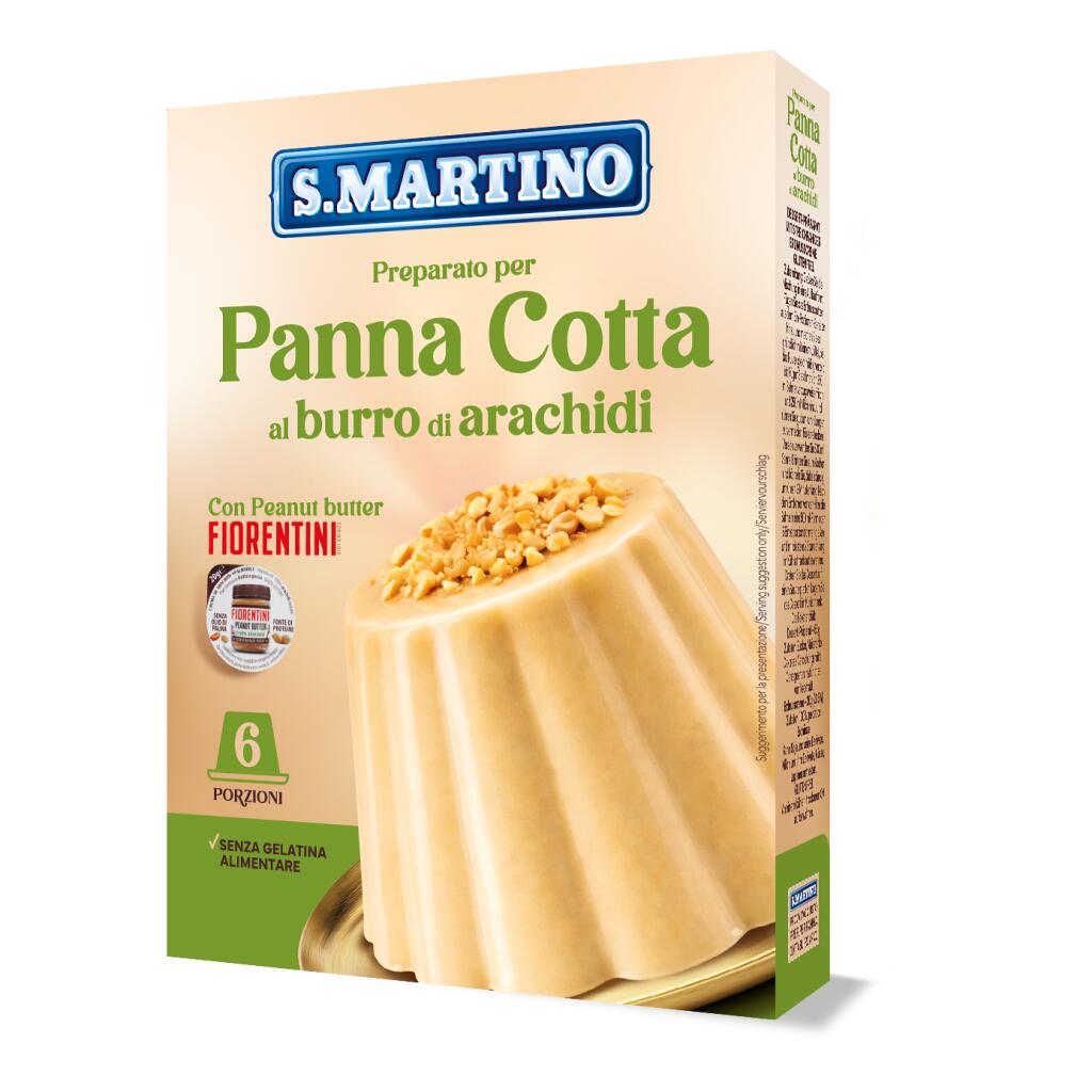 Preparato per panna cotta al burro di arachidi 85g San Martino
