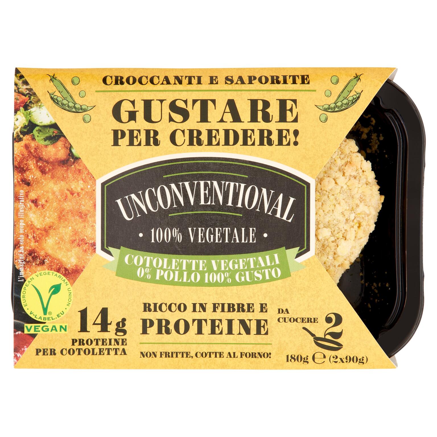 Cotoletta vegetale 2x90g Unconventional